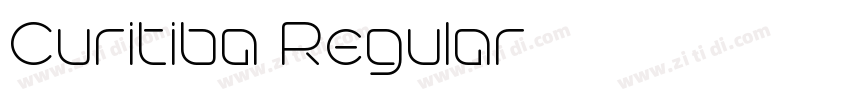 Curitiba Regular字体转换 Curitiba Regular字体转换
